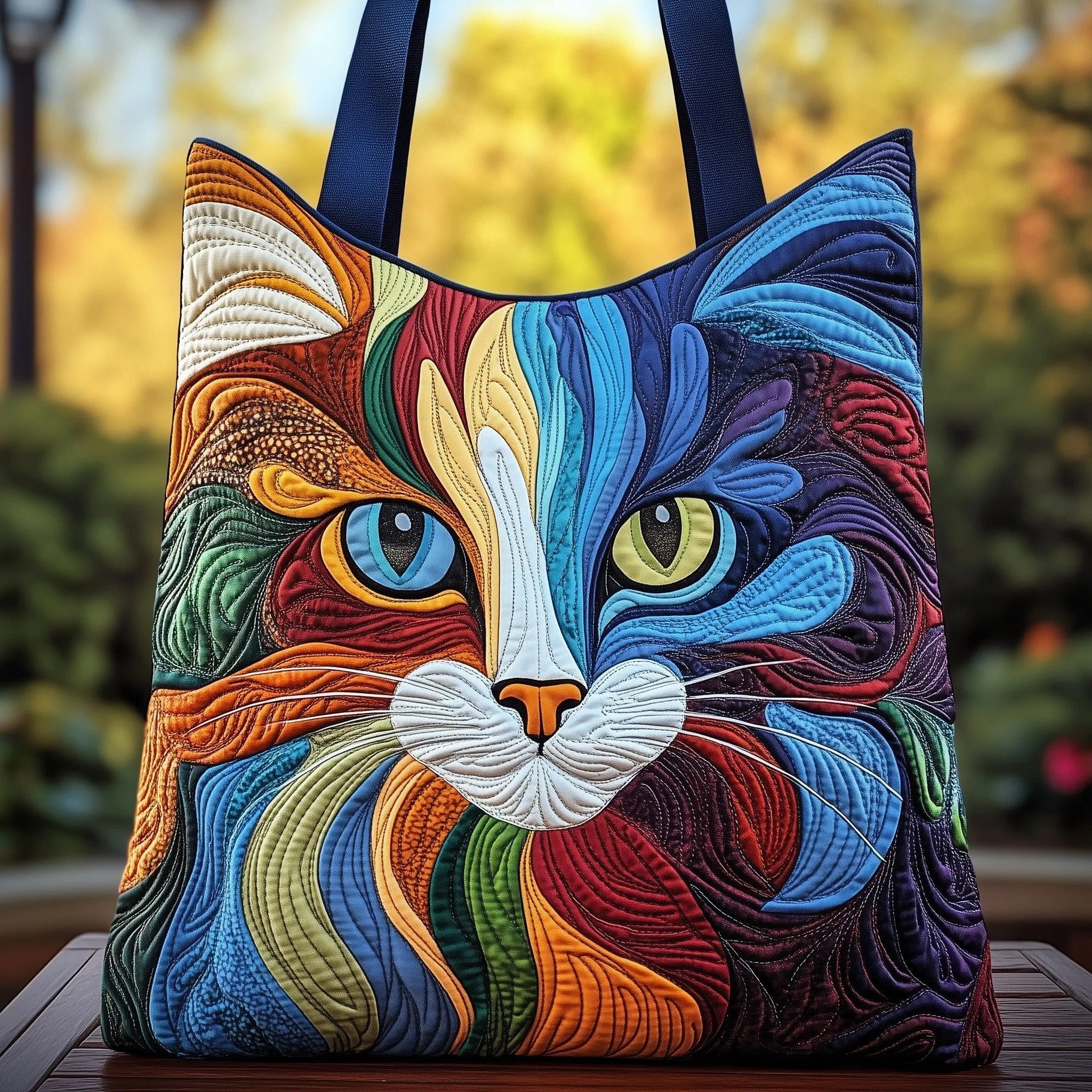 HÅNDLAVET TASKE - KAT