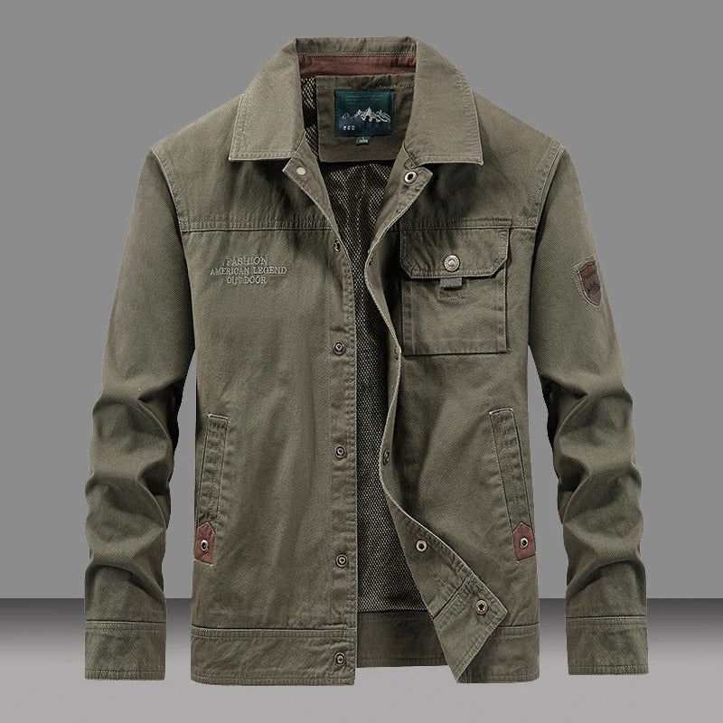 Bomulds Windbreaker Jakke