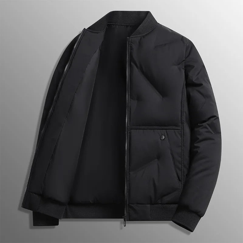 Elegant Bomulds Baseballjakke