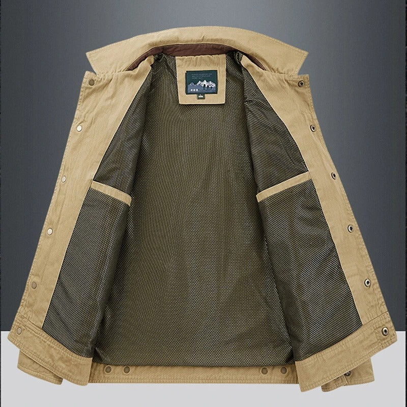Bomulds Windbreaker Jakke