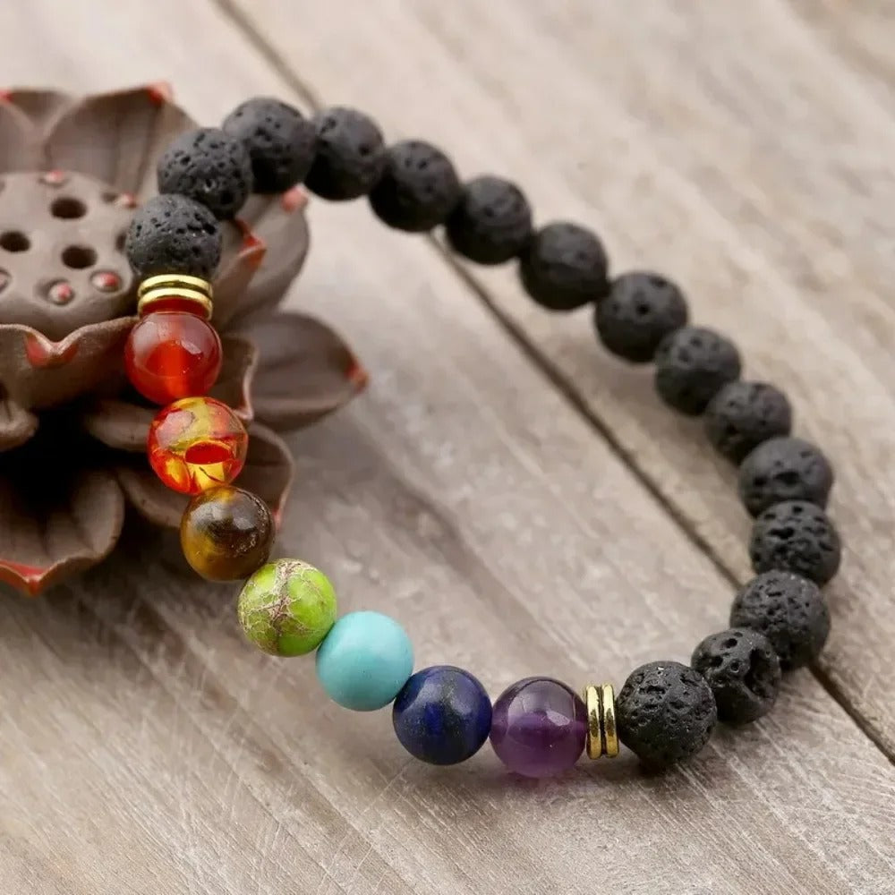 Vintage Chakra Lavaarmbånd