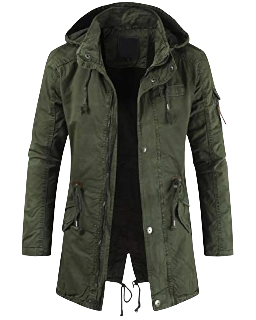 Lang Cargo Parka Jakke